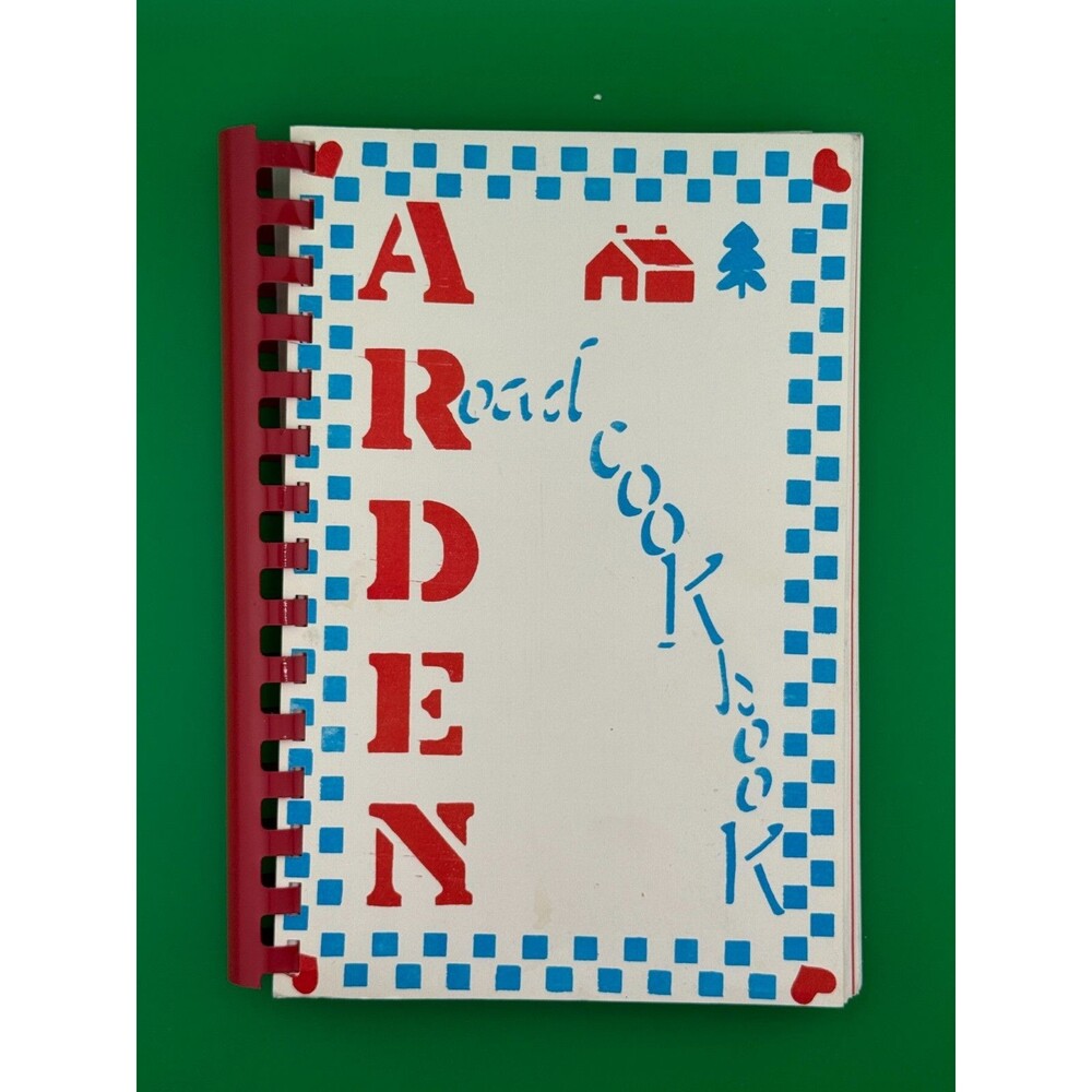 Vintage Arden Road Cookbook Spiral Bound Community Recipes Cookbook